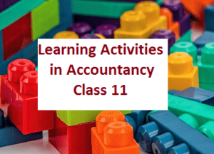 Learning Games and Activities in Accountancy in Class 11