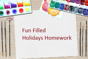 Fun Filled Holidays Homework